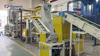 How PCB Boards Are Processed: Crushing & Sorting System