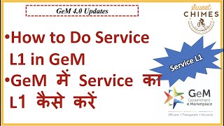 How to Service L1 in GeM | L1 of Profession Training Services in GeM | GeM में Service का L1 करें
