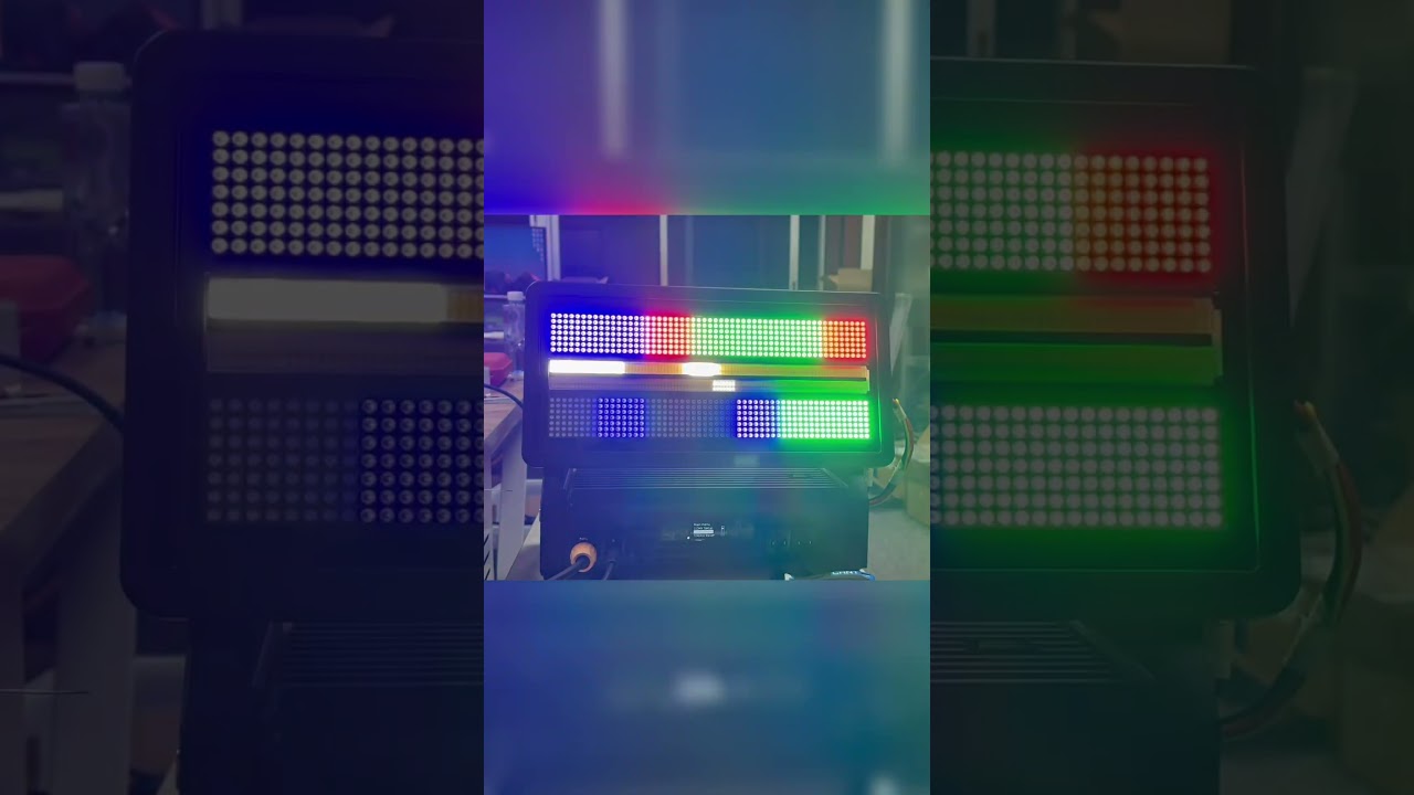 1400W more power than Color Strike M to The GLP Strobe Jdc 1 Hybrid IP65Strobe-RGB LED White Tube