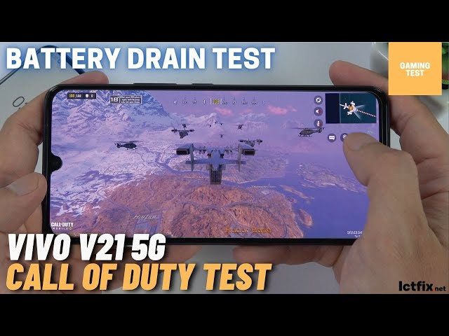 Vivo V21 5G Call of Duty Gaming test CODM  MediaTek Dimensity 800U, 90Hz  Display 