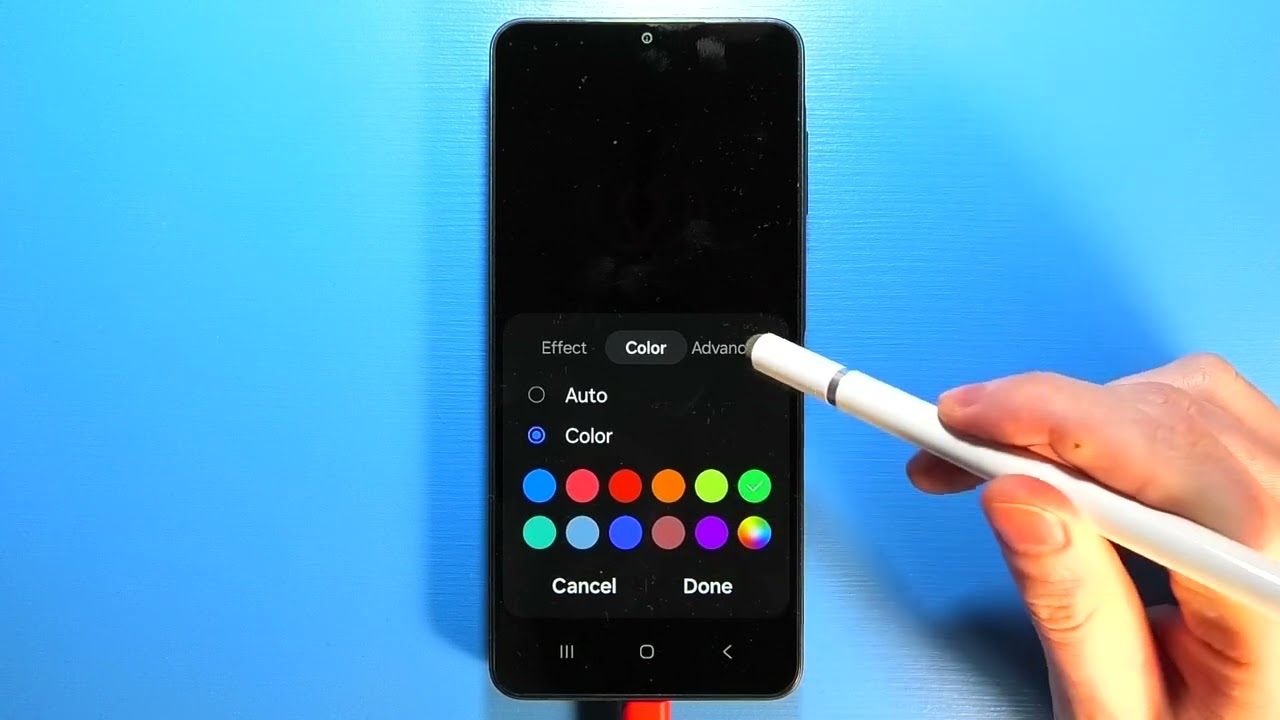 Samsung Galaxy F07: How to Customize Edge Light Notifications