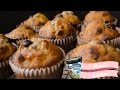 Muffins de Chunky Monkey | Panquecitos de Platano