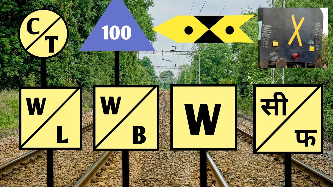Dutch Railways signs. Signal and way signs on the Railway Europe. Signal signs on the Railway Europe. Railways sign Yellow Black. Boarding meaning
