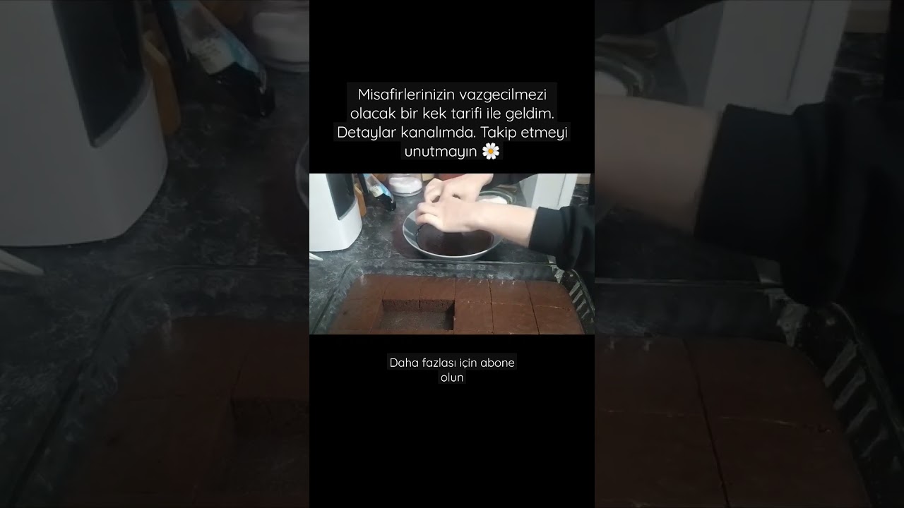 MİSAFİRLER İÇİN PRATİK KEK TARİFİ ???? #pratiktarifler #kektarifleri #mutfak #misafirmenüsü #vlog