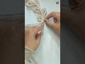 How to Wrap a RIng Using Macrame Wavy Leaves Pattern #shorts