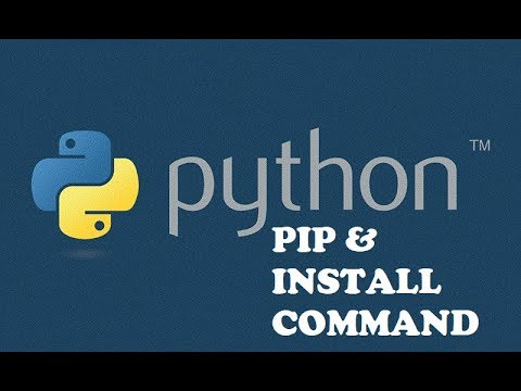 PIP INSTALL COMMAND IN PYTHON 3.6