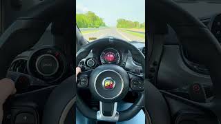 Abarth 595 Turismo 🇮🇹🦂 0-130 POV | 165PS/230NM | FahrmodusTV #abarth #abarth595 #carshorts