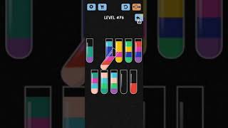 Water Color Sort Level 476 Solution WalkThrough Gameplay