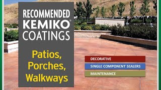 Guide to Concrete Acid Stain, Polymer Stain and Sealers for Patios, Porches and Walkways | Kemiko