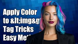 Is there a way to apply background color on img tag?