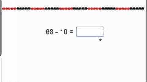 MathABC.com: Subtraction: Subtracting tens from tens / units