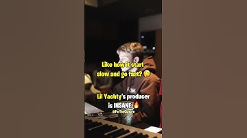 Lil Yachty’s producer is INSANE 🔥😮‍💨