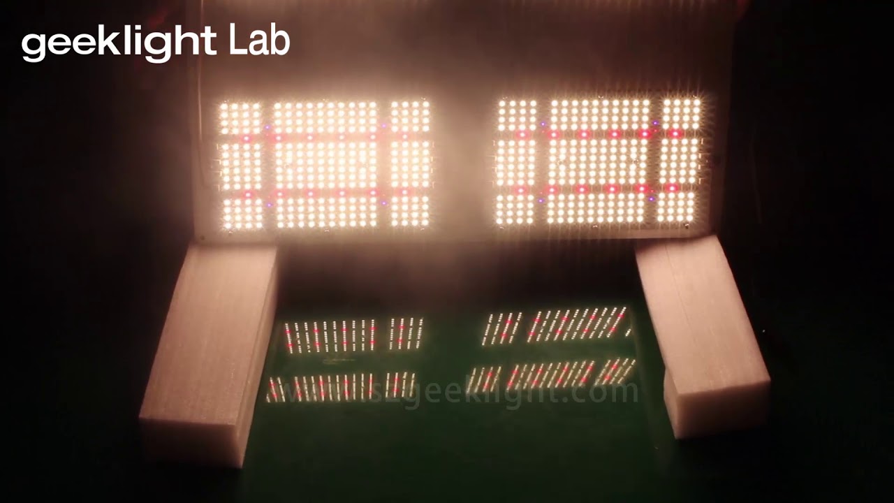 2020 480W Newest Led Grow Light Quantum Board/Monster Board V4 Plus For Indoor Plant Unboxing video