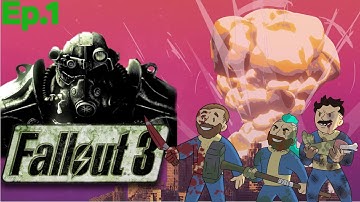 (FIRST TIME PLAYING) Fallout 3 ep 1: Escaping Vault 101!