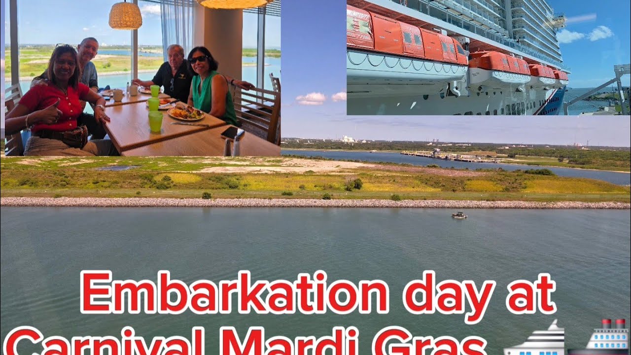 Embarkation day. Our home for the next seven days. Carnival Mardi Gras 🛳🚢♥️ #carnivalmardigras 