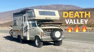 Vintage van life  Overheating in Death Valley  Will it make it?