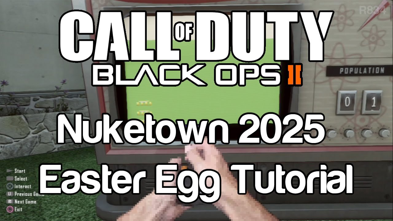 Black Ops 2 Easter Egg Tutorial Nuketown 2025 Arcade Games YouTube