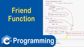 #95 Friend Function in C++ | C++ Programming
