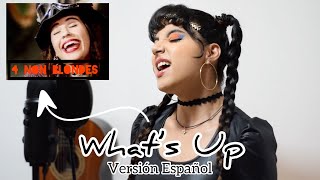 Vignette de la vidéo "4 Non Blondes - What's Up - Versión en Español - Marly(Cover)"