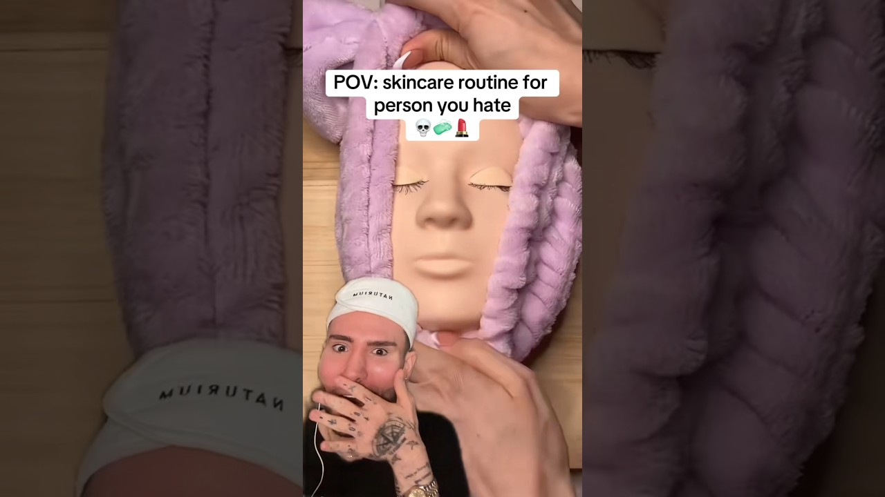 SKINCARE FOR THE PERSON YOU HATE!💀 @Stephanie ASMRR  (follow for more💗) #skincare #asmr #skin #beauty