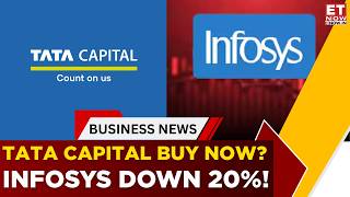 Tata Capital Buy or Wait? Plus What to Do With 20% Loss in Infosys, Hold, Average or Exit? | ET Now screenshot 1