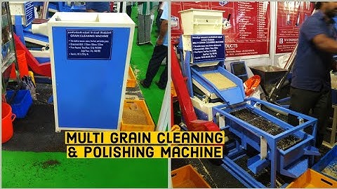 Multi Grain Cleaning & Polishing machine|Millet cleaning machine