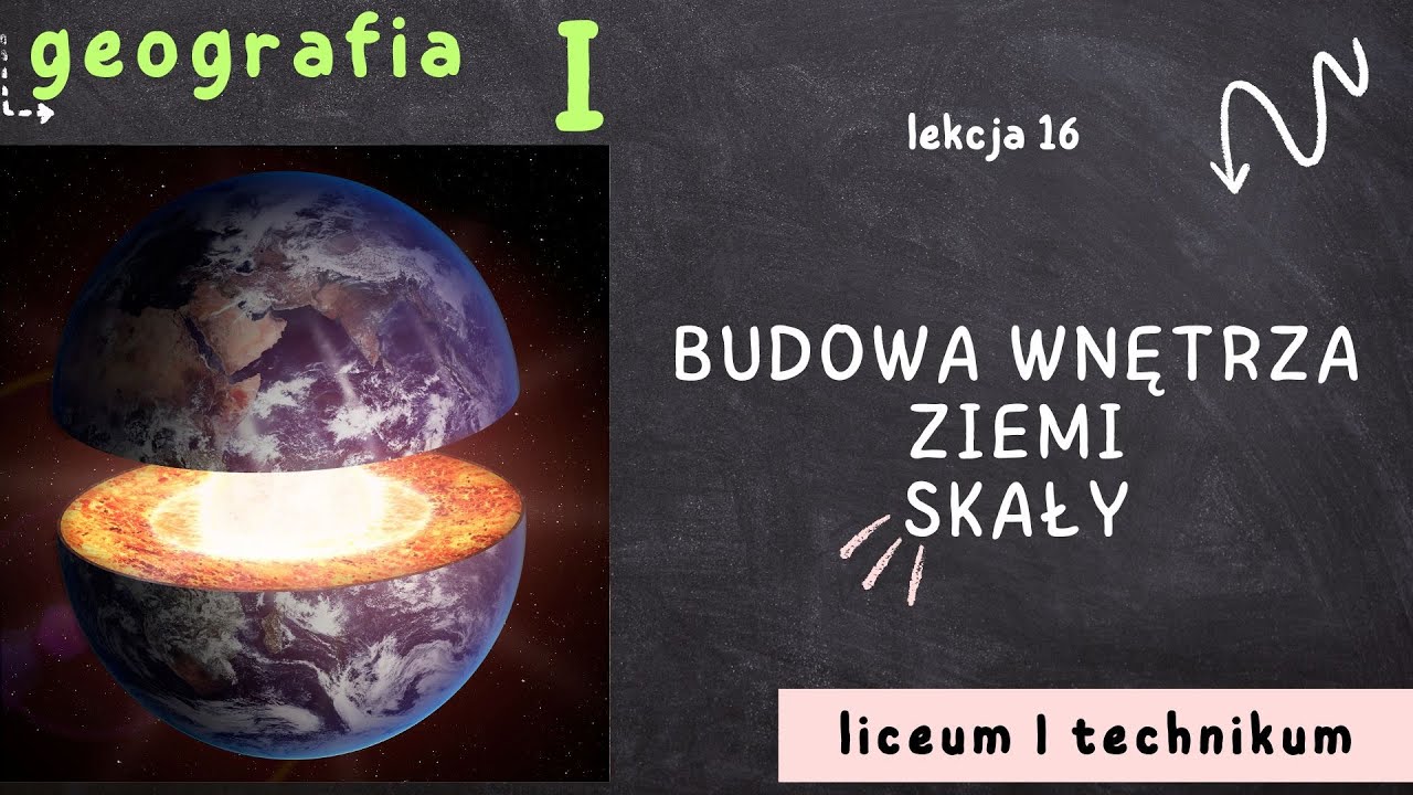 Geografia 1 LO [Lekcja 16: Budowa wewnętrzna Ziemi. Skały - poziom
