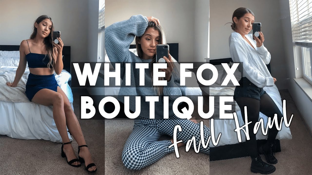 Fall Clothing Haul White Fox Boutique YouTube