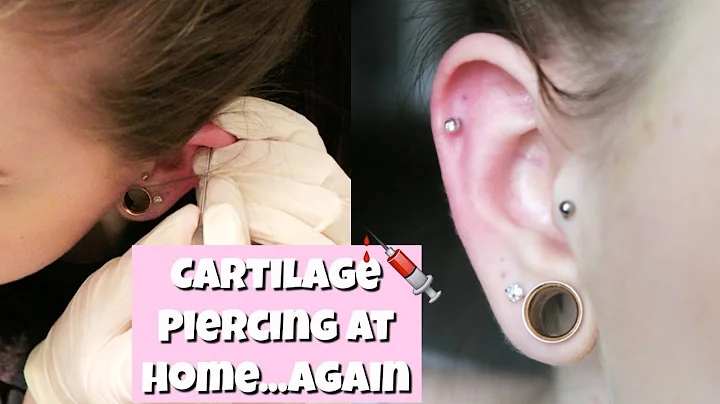 How I Pierced my Helix at Home | The RIGHT Way | A...