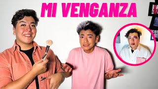 MAQUILLANDO A MI HERMANO POR VENGANZA!!