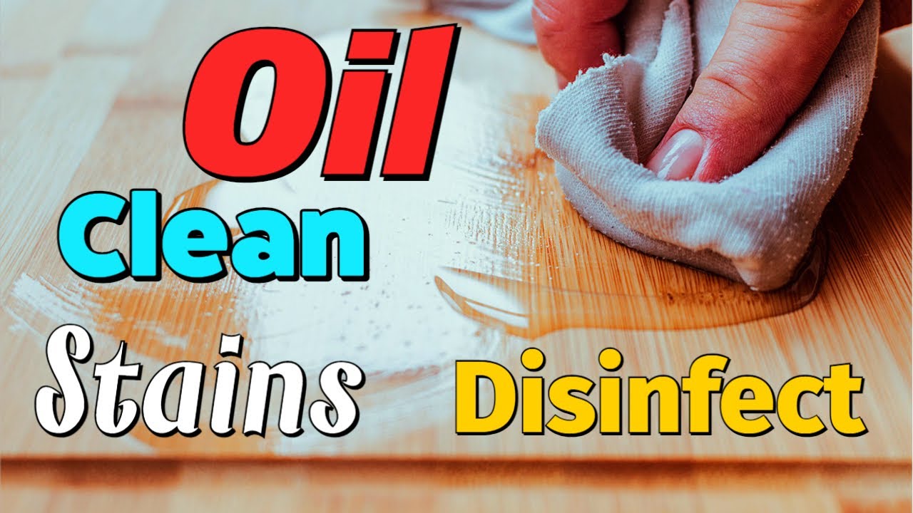 How To Remove Stain Odors Disinfect Cutting Board Easy Simple YouTube