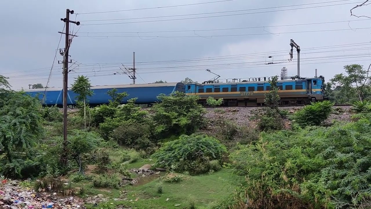 NMG Coach Freight Movement Hauled by WAG7 27779