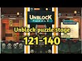 Unblock puzzle stage 121-141 walkthrough