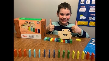 I got another Tinker Crate from KiwiCo - Jan. 2022 - Domino Machine