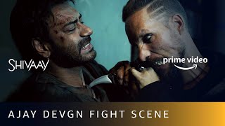 Ajay Devgn fights for his daughter | Shivaay | Amazon Prime Video