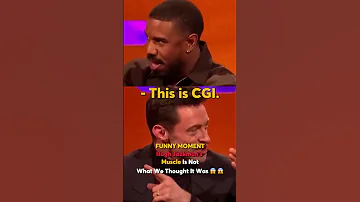 It S Was All A Lie Funny Moment Funny Hughjackman Michaelbjordan 