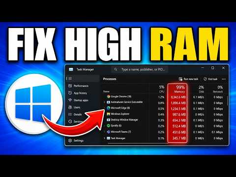 How to Fix High RAM Usage in Windows 11