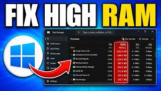How to Fix High RAM Usage in Windows 11