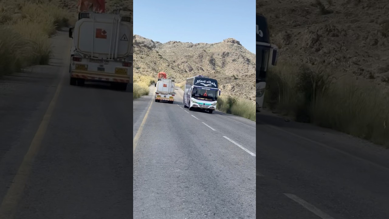 YUTONG MASTER BUS , Mountainous area , Balochistan 