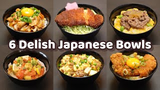 6 Ways to Make Delish Japanese Bowls  Revealing Secret Recipes!