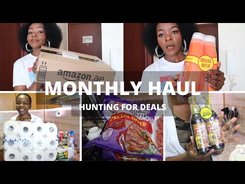 DUBAI MONTHLY GROCERY SHOPPING HAUL| Buying Every Special offer I could Find.