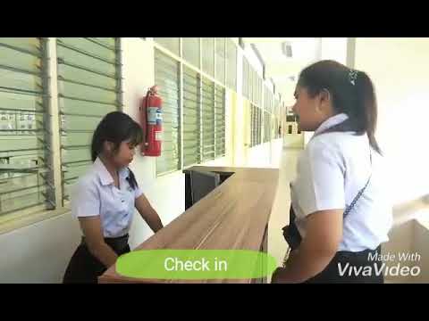 การบริหารงานส่วนหน้าโรงแรมบทบาทสมมุติการcheck in check out