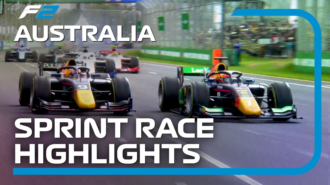 F2 Sprint Race Highlights 2023 Australian Grand Prix