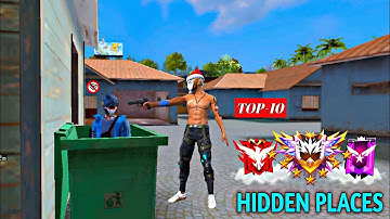Top 10 Hidden Places In Bermuda Map After Update 🔥 | Free Fire BR & CS Rank Push Tricks 2025