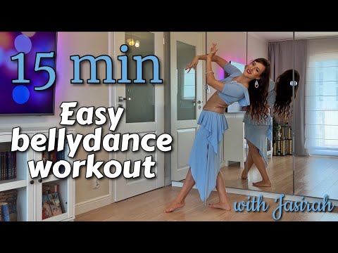 15 min easy bellydance workout with Jasirah