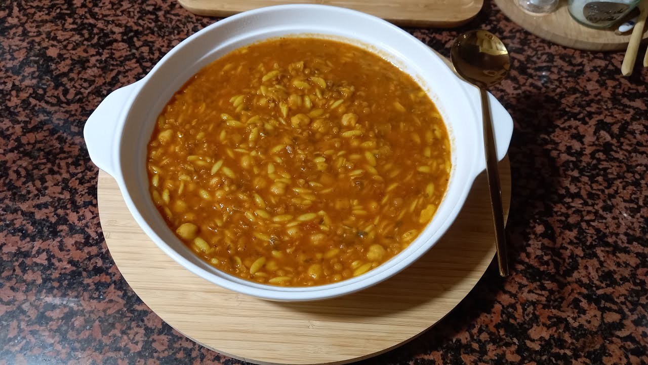 لسان الطير بالقطاني أو فتات الشطبة،أكلة مغربية🇲🇦معروفة ديال البرد💯/💯