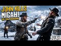 Red Dead Redemption 2 - John Marston Kills Micah Bell Ending (headshot kill )