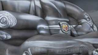 Fiat Behind the Scenes Body Paint Shoot