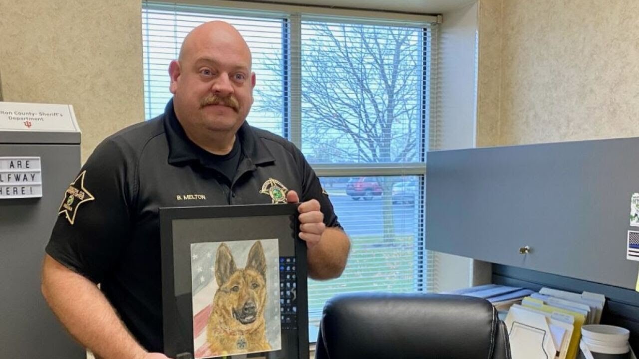 Patrol K-9 'Snoop' leaves paw prints on the hearts of Hamilton County community