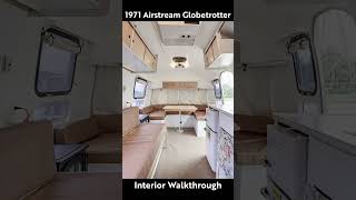 1971 Airstream Globetrotter Restoration Interior Walkthrough (With Narration)